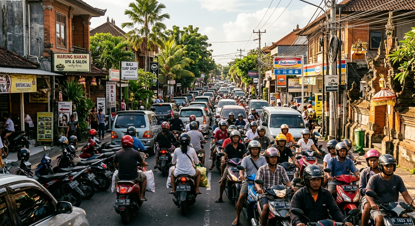 Bali Traffic Saturation